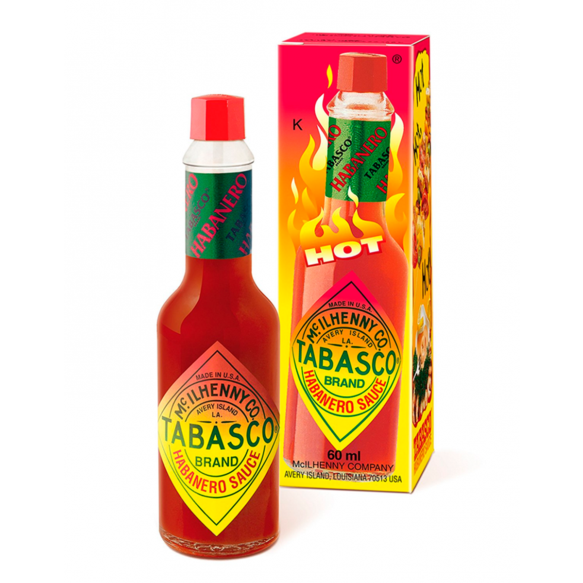 Salsa Picante Tabasco Habanero 60 MLL