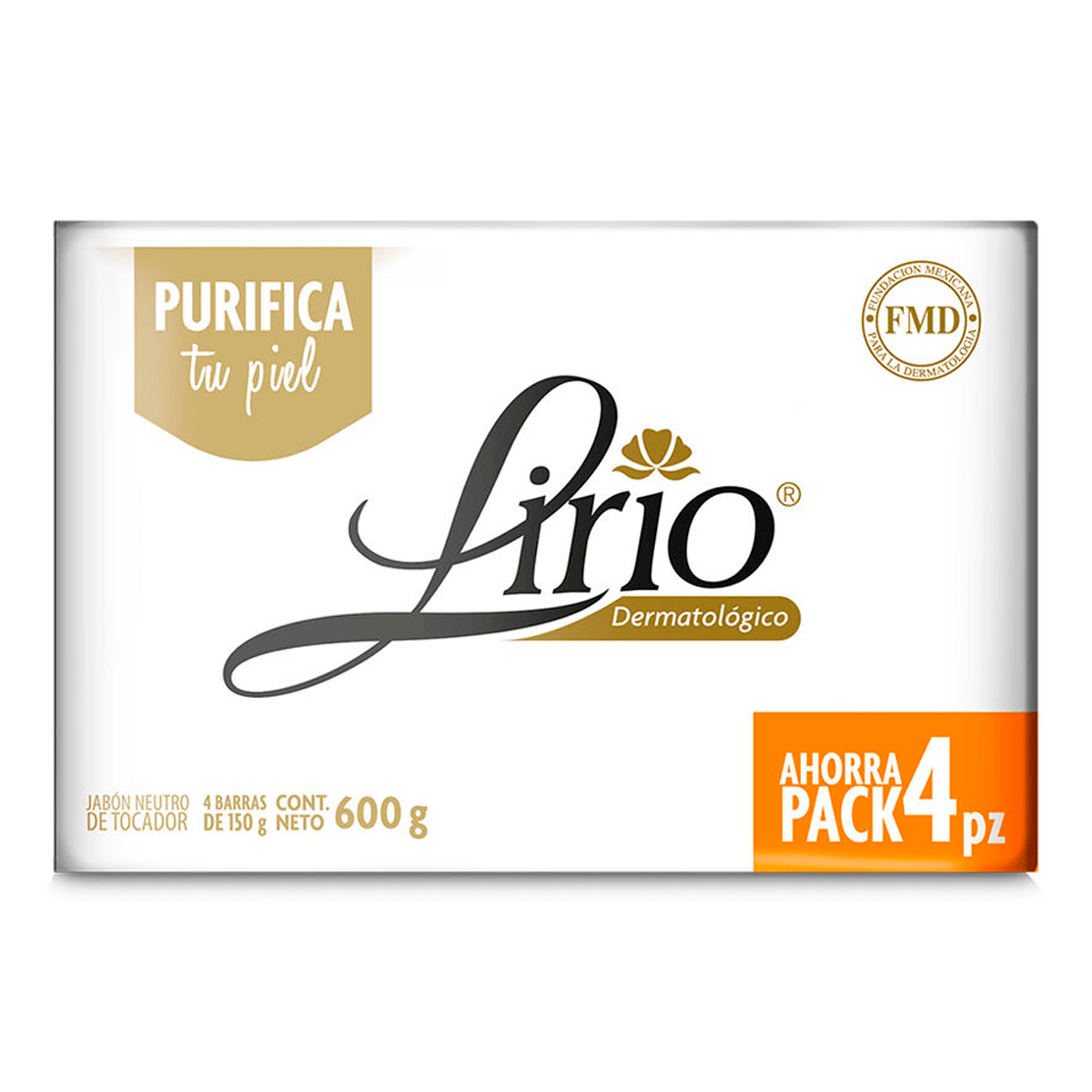 Jabón De Tocador Lirio Dermatológico 150 GRS
