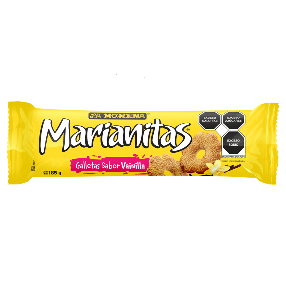 Galletas Marianitas Vainilla La Moderna 185 G