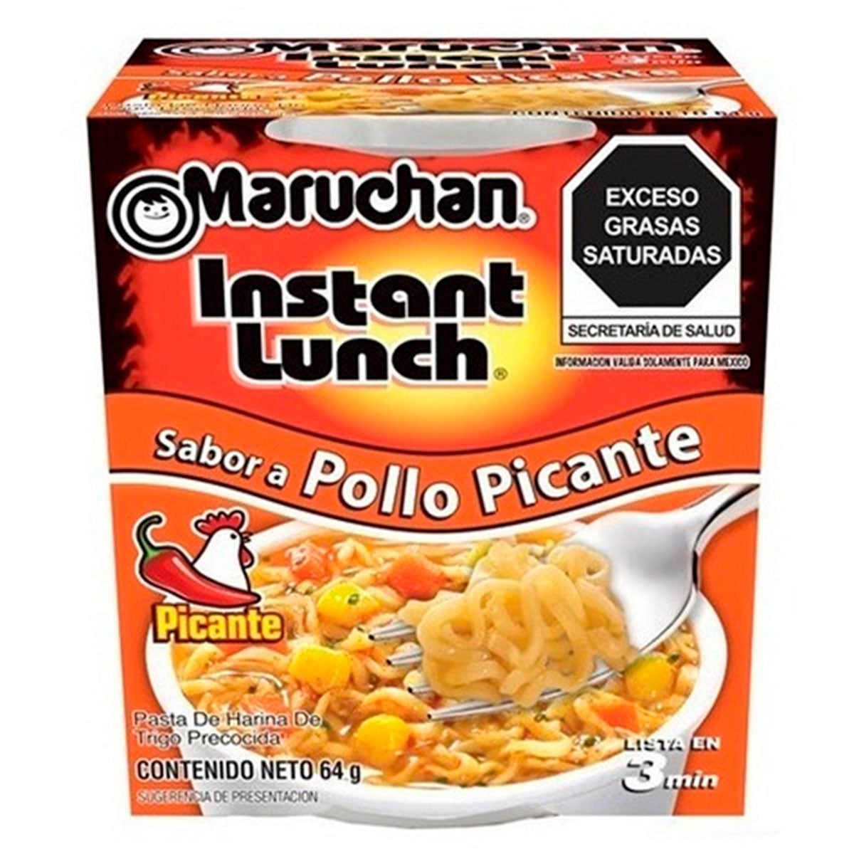Sopa instantanea Maruchan pollo picante 1 PZS