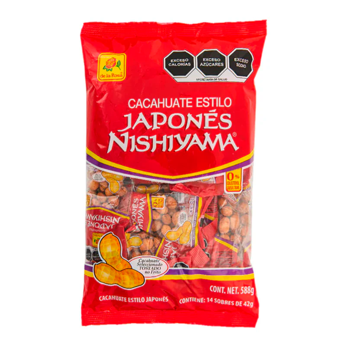 Botana De La Rosa Cacahuate Japones 42 GRS