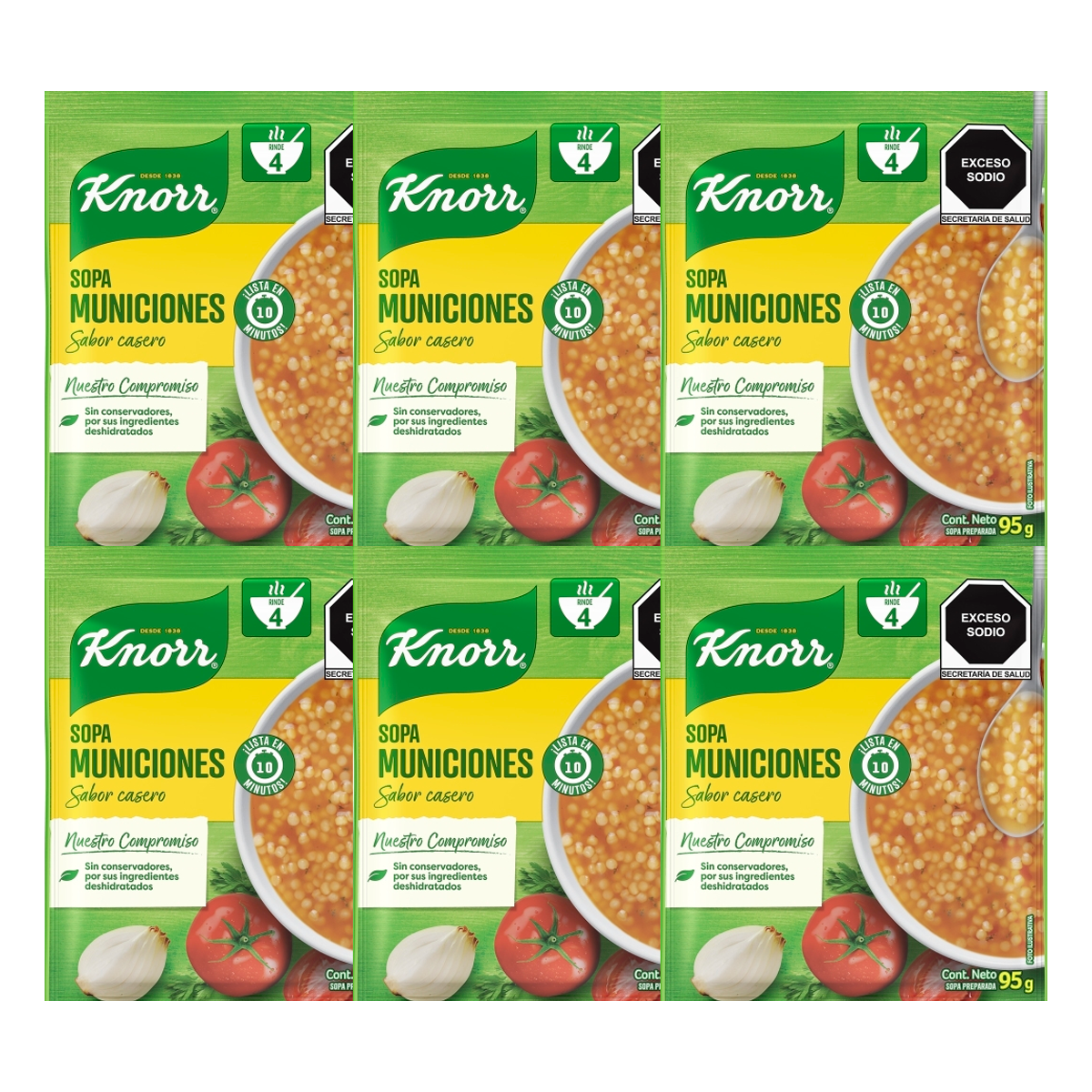 Sopa Knorr Municiones 95 GRS