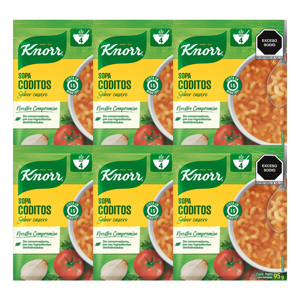 Sopa Knorr Coditos 95 GRS