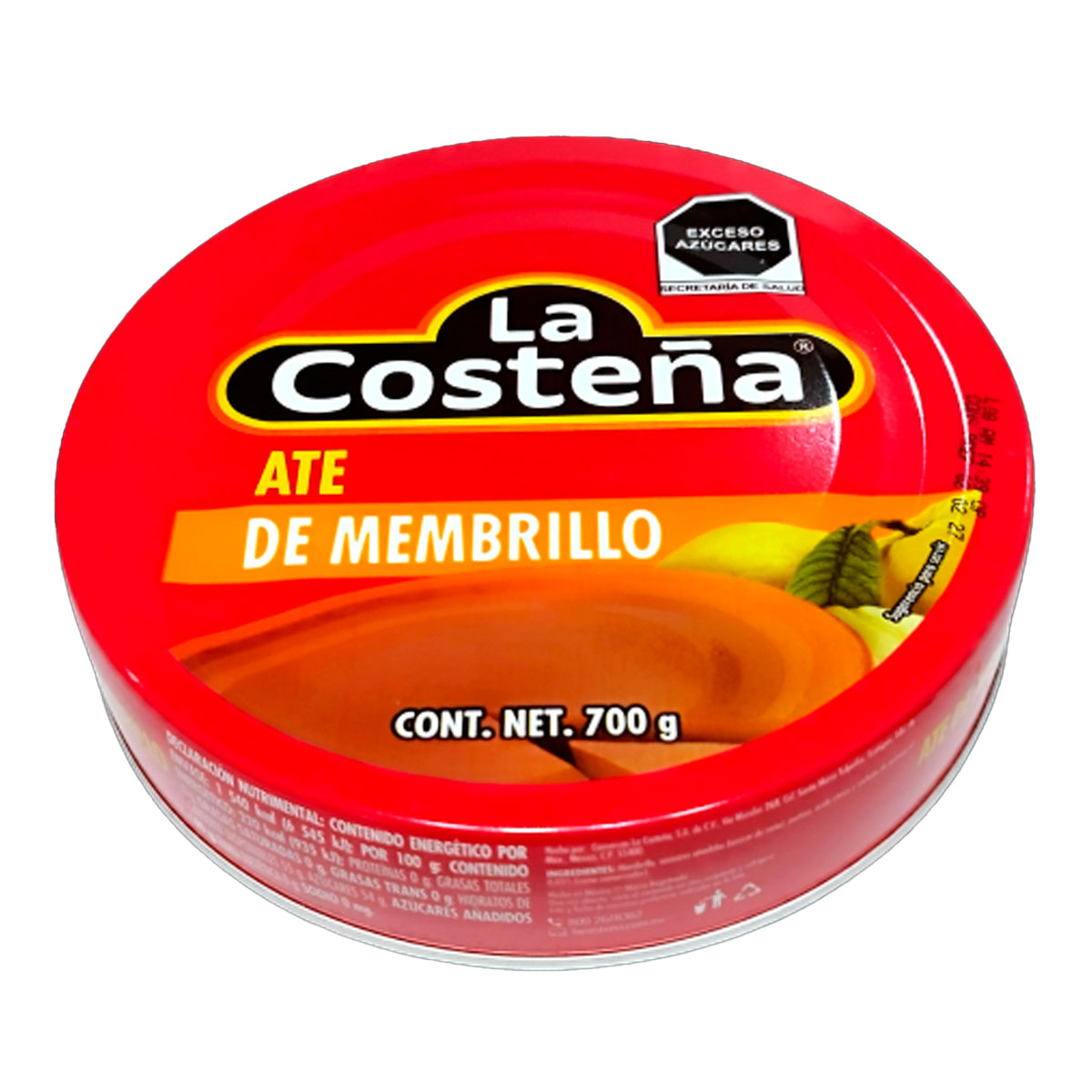 Ate Costeña Membrillo 700 GRS