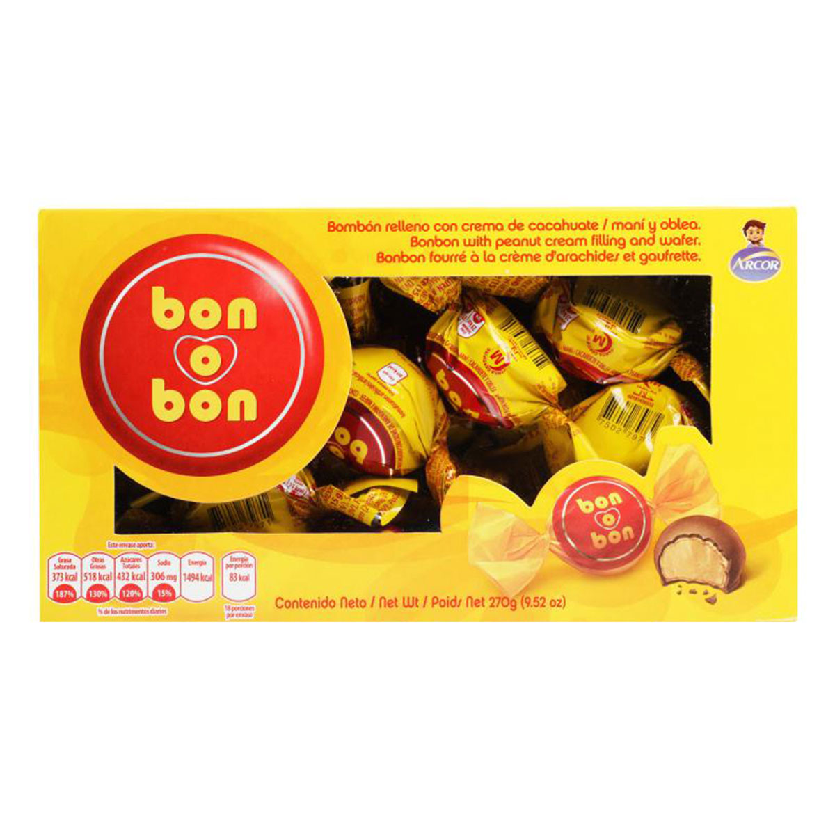 Chocolate Bon O Bon 15 GRS