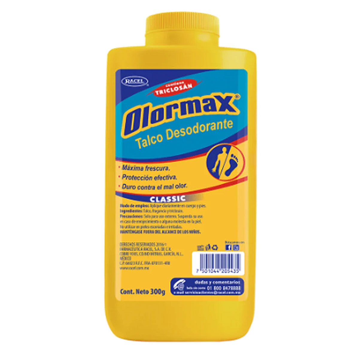 Talco Olormax Amarillo 300 GRS – Basicos