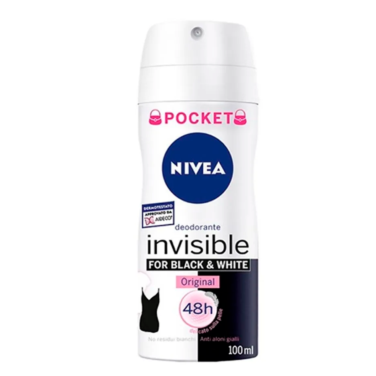 Deo Nivea Inv B&W Orig M Aer Ap Nivea 100 MLL