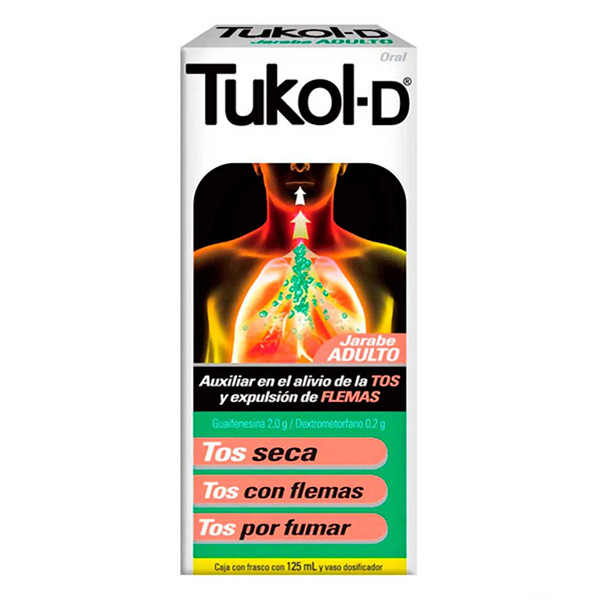 Medicina Tukol Jarabe Adulto 125 MLL