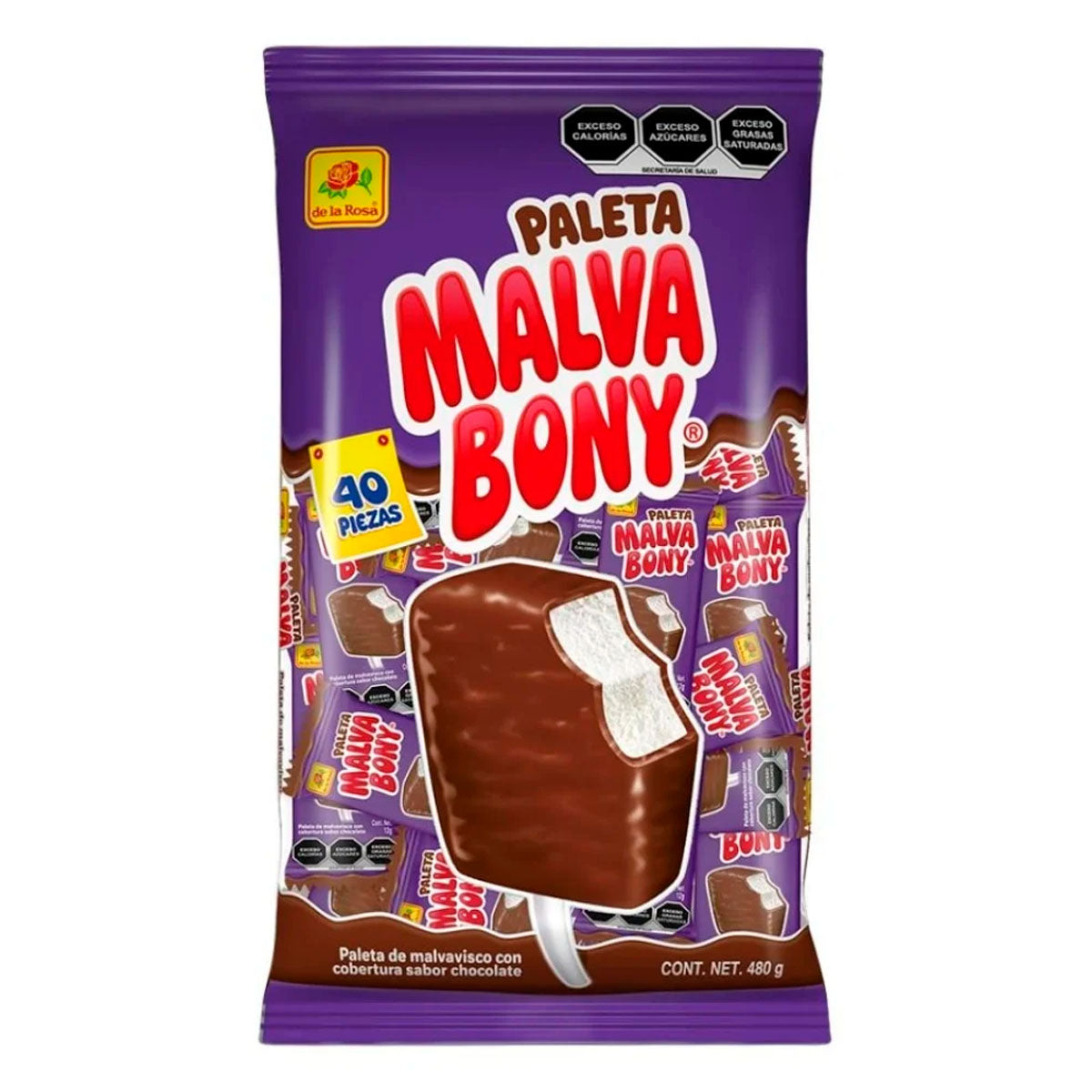 Paleta Malvabony Con Chocolate 40 PZS
