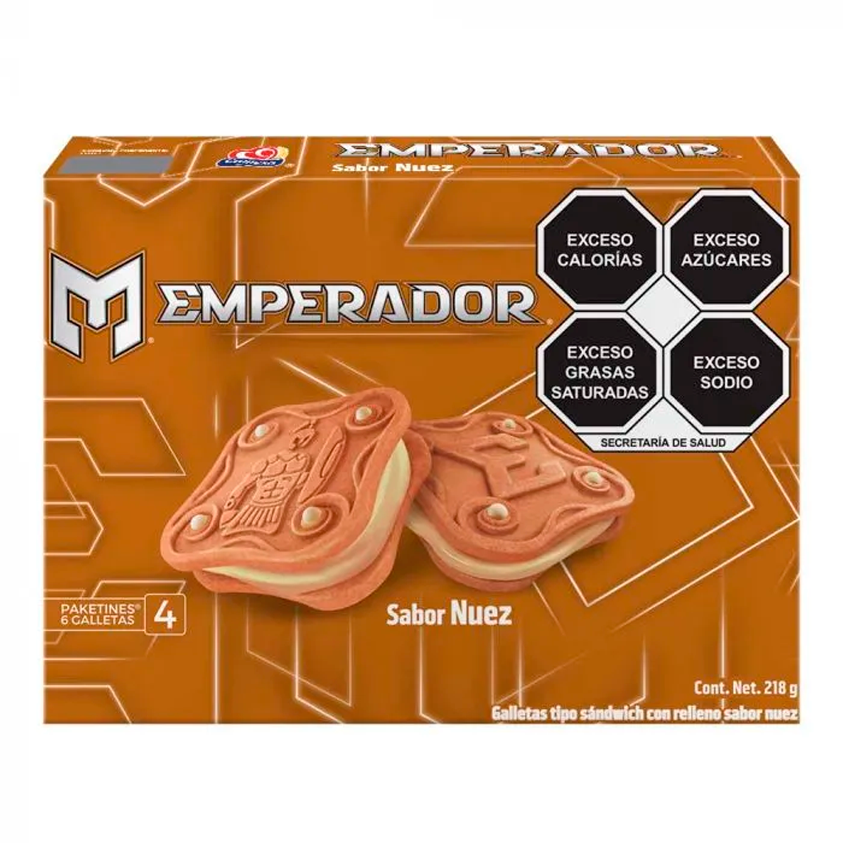Galletas Emperador Nuez 218 GRS