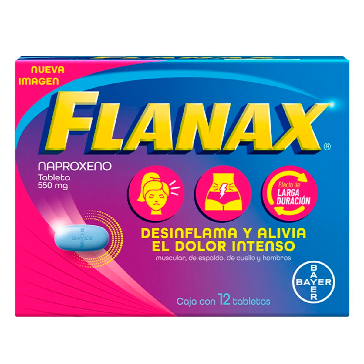 M Flanax 550Mg Feem Tab Flanax 12 PZS