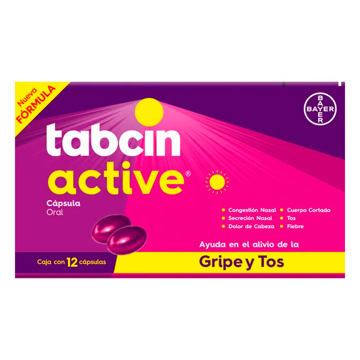 Tabcin Active Pods 12 PZS