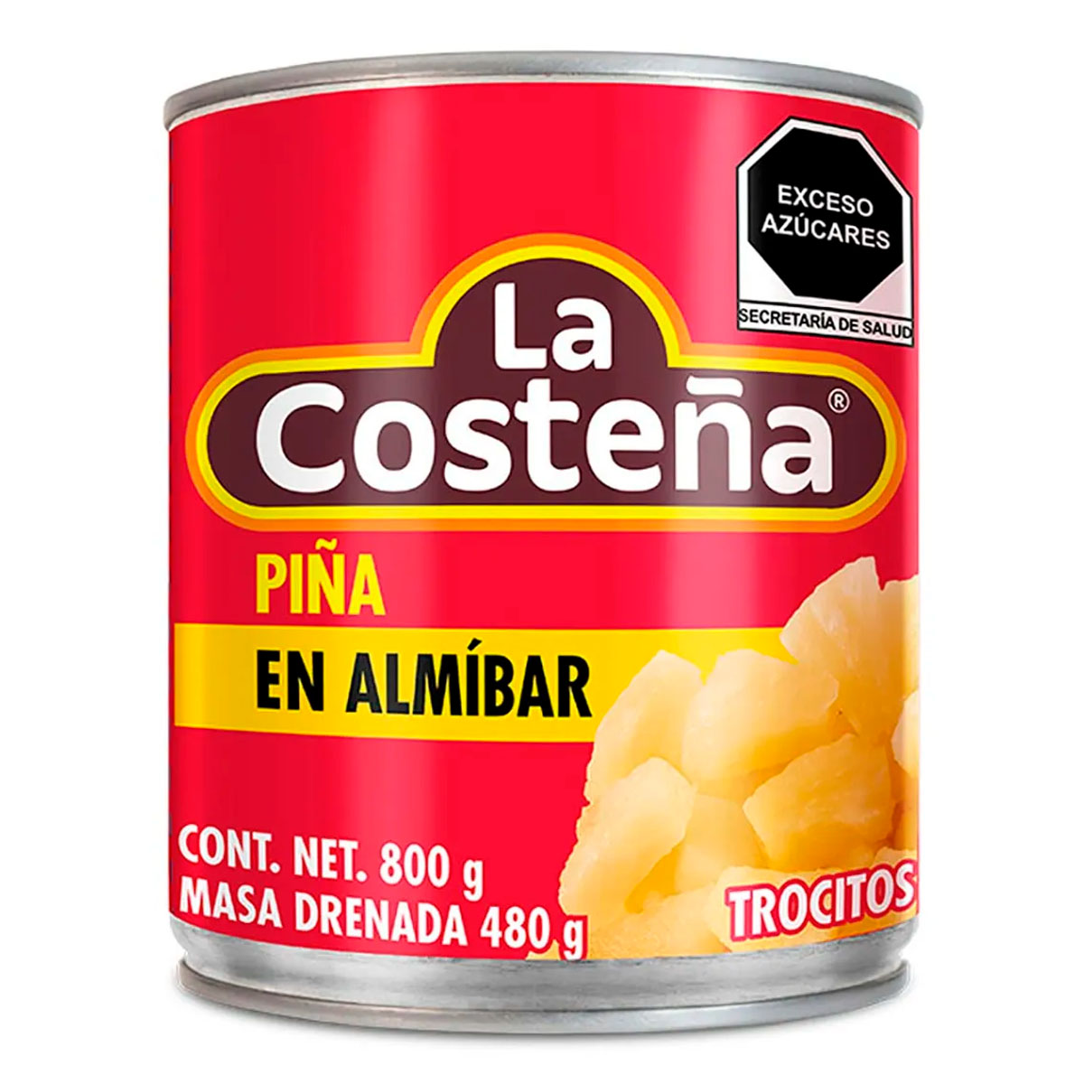 Piña En Trozos La Costeña 800 GRS