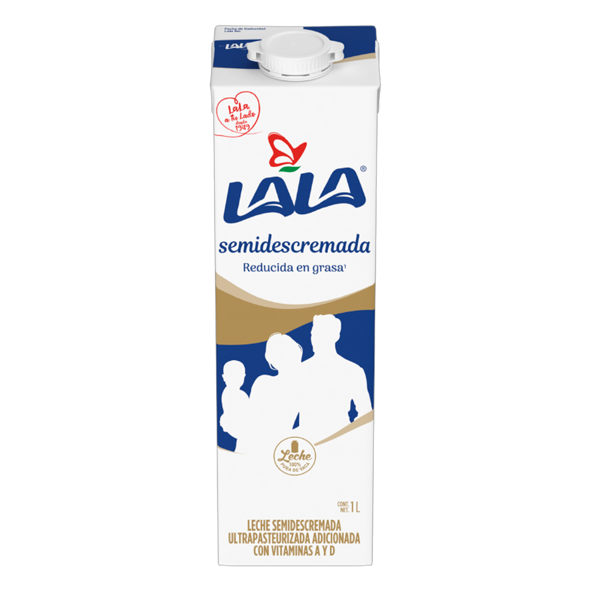 Leche Lala Semidescremada N 1 LTS