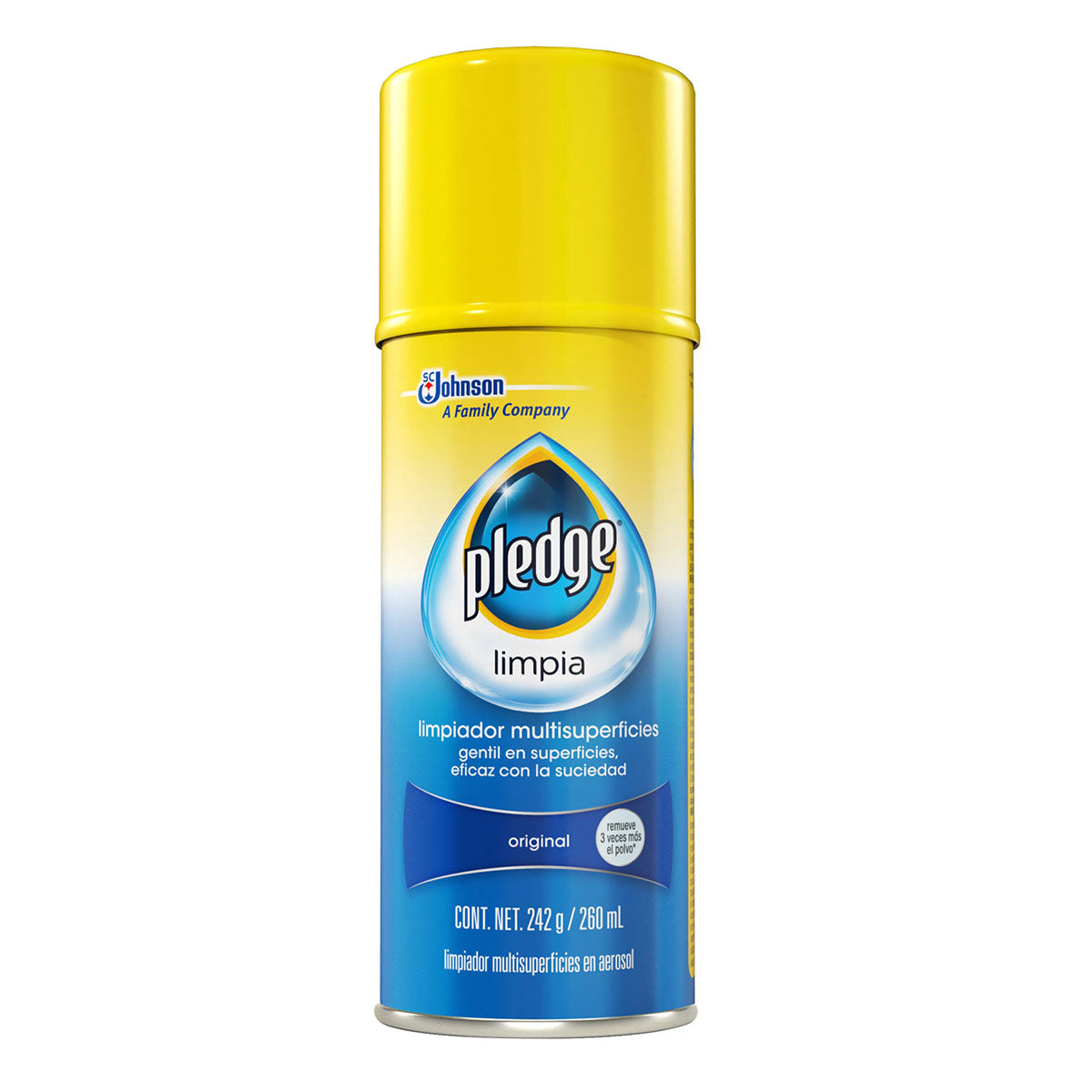 Limpiador En Aerosol Multisuperficies Pledge 260 MLL
