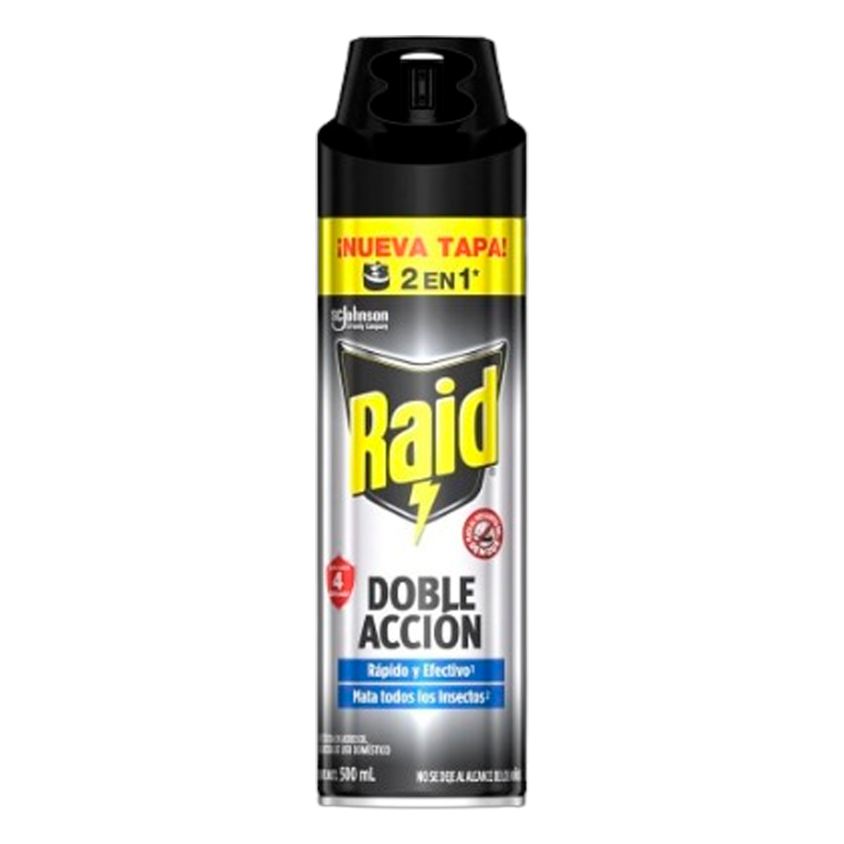 Insecticida Raid Doble Acción 500 MLL