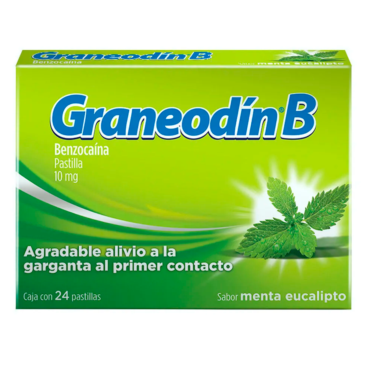 Medicame Exh M Graneodin Menta/Eucalipto Past Graneodin Menta/Eucalipto Past 24 PZS