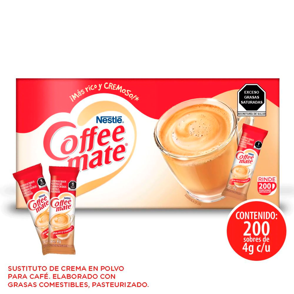 Sustituto De Crema Coffee Mate Sobre 4 GRS