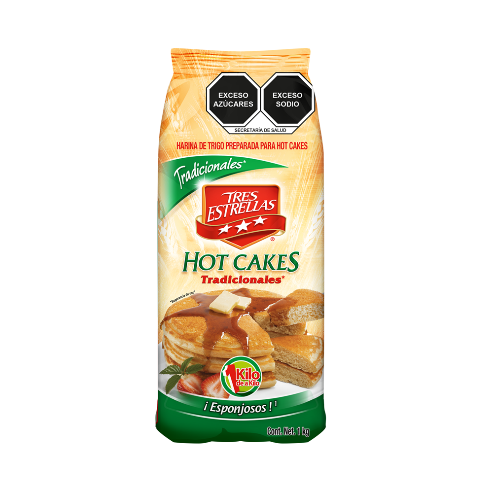 Hot Cakes Tradicional Tres Estrellas 1.100 Kg