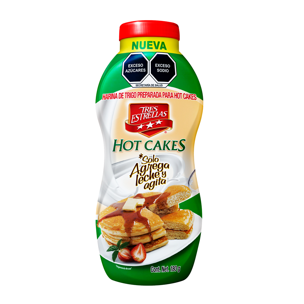 Hot Cakes Botella Tres Estrellas 180G