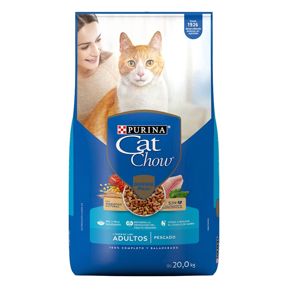 Alimento Alim Purina Cat Chow Adulto Pescado Purina Cat Chow Adulto 20 KGS