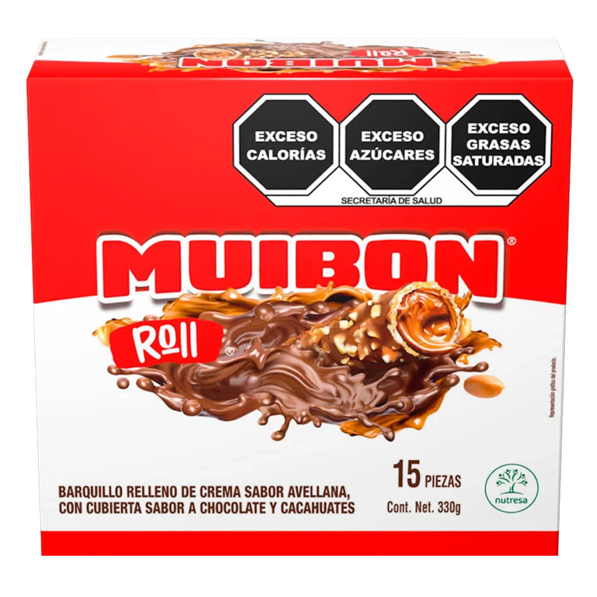 Chocolate Muibon Roll 15 PZS