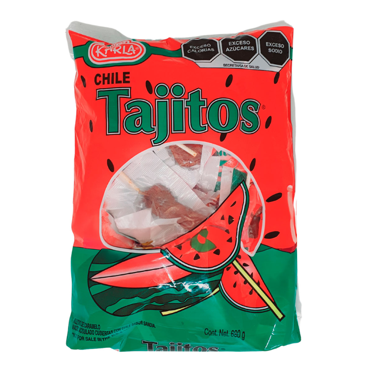 Paleta Karla Tajitos Con Chile 40 PZS