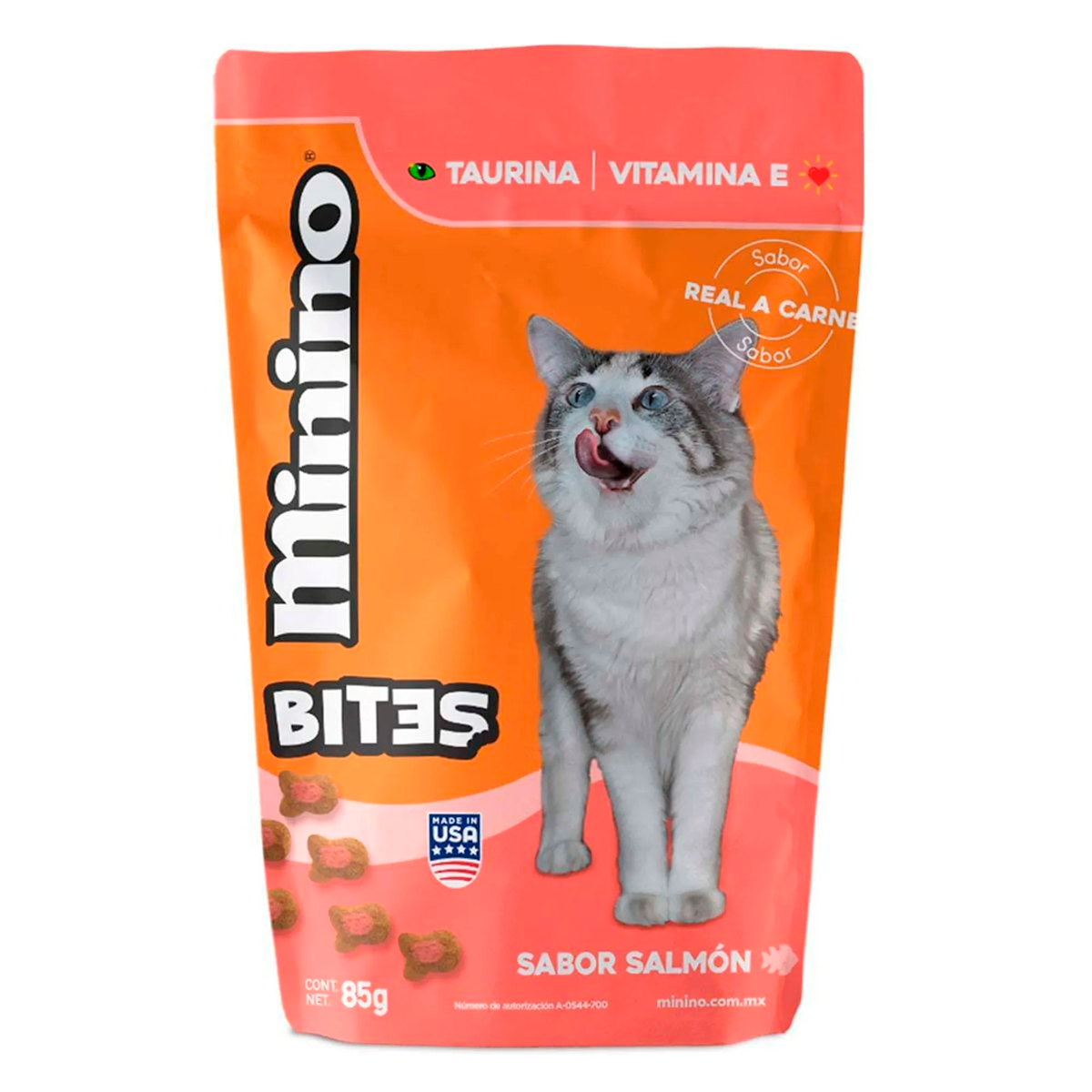 Alimento Alim Minino Bites Salmon Minino Bites Salmon 85 GRS