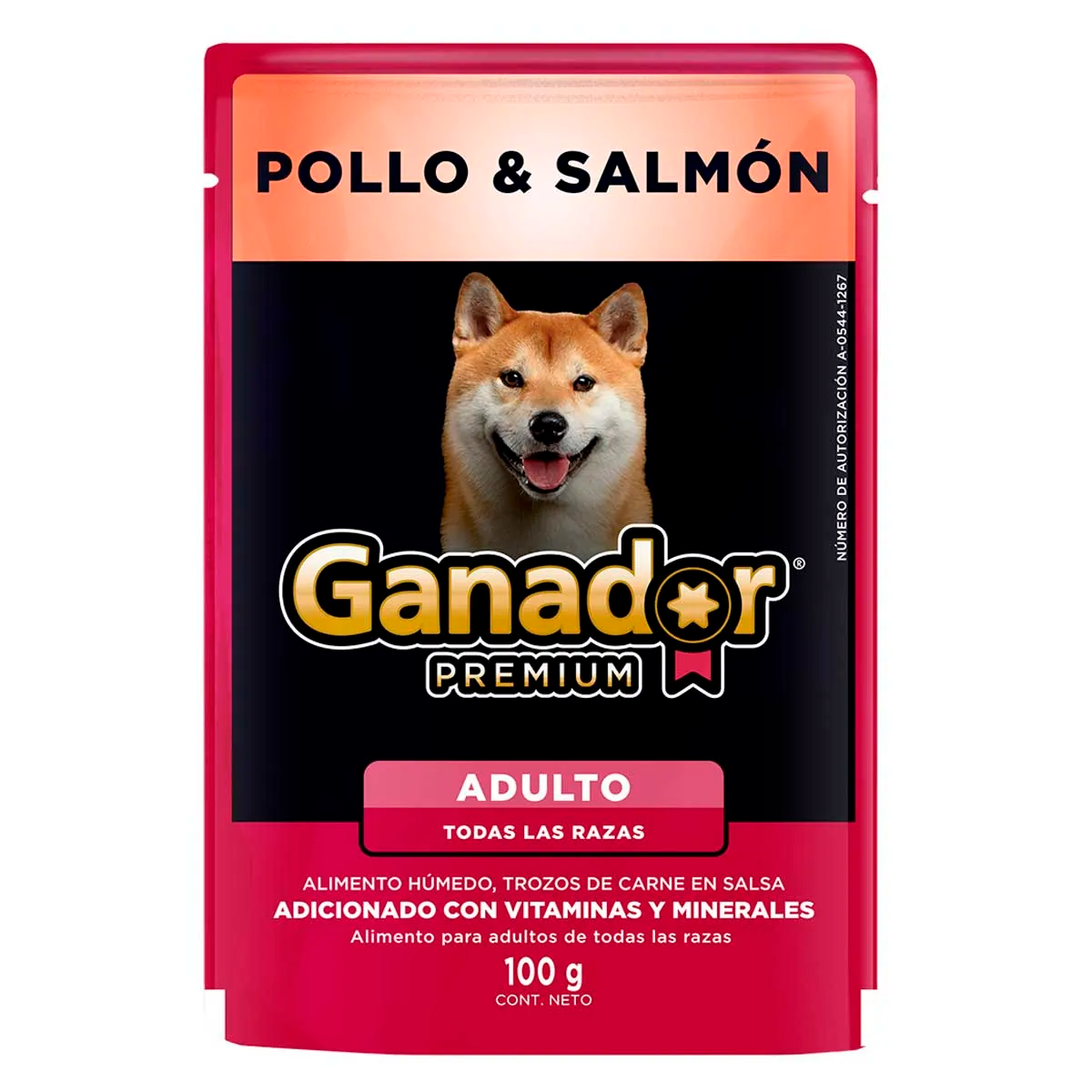 Alim Ganador Premium Adulto Pollo/Salmon Ganador 100 GRS