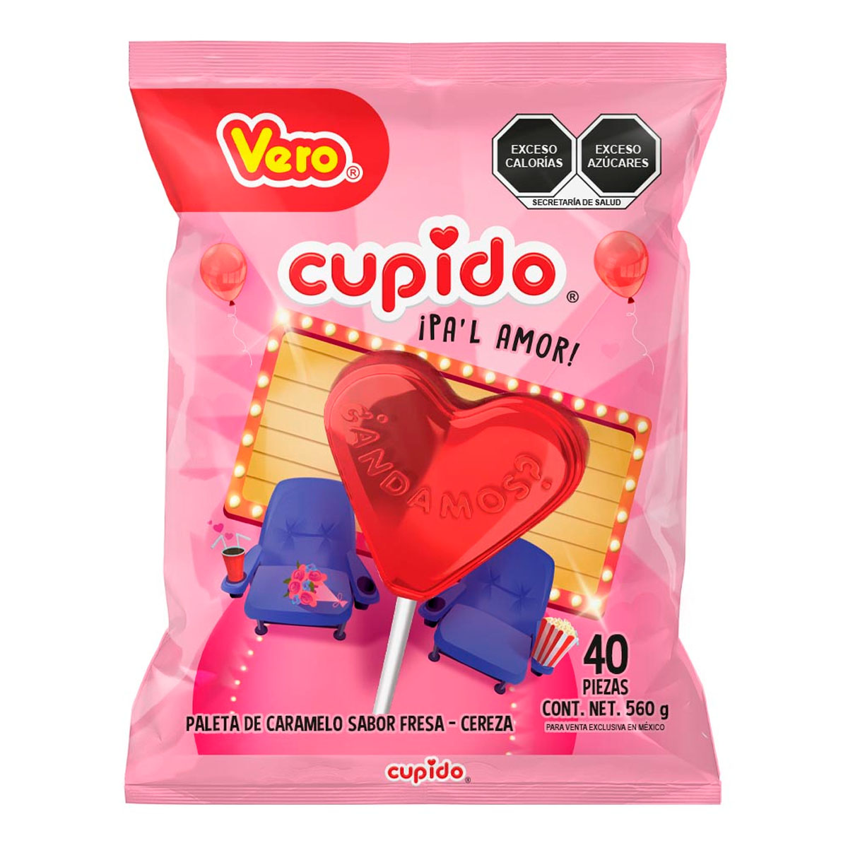 Paleta Vero Cupido 40 PZS
