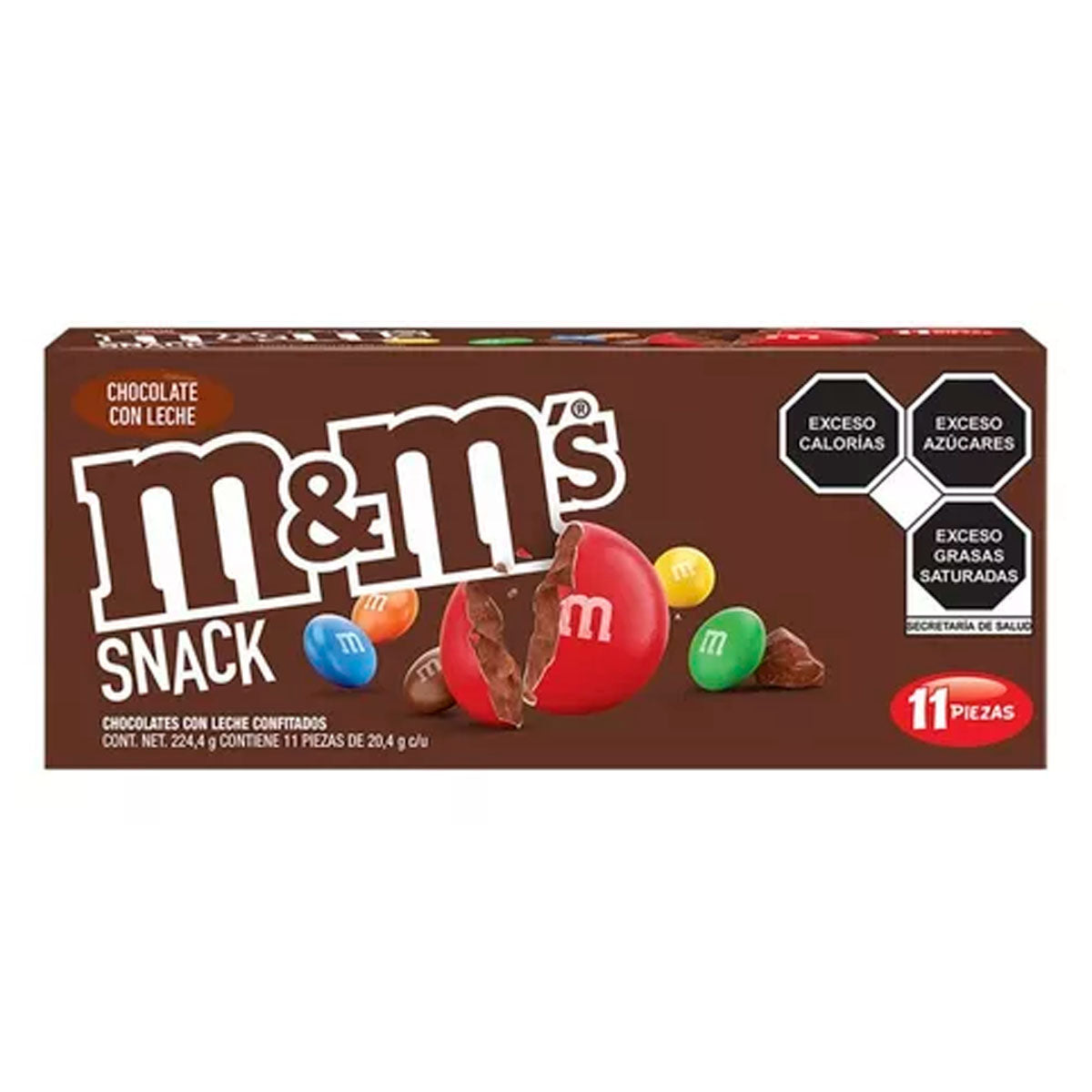 Exhibidor Chocolate M&M Snack 20.4 GRS