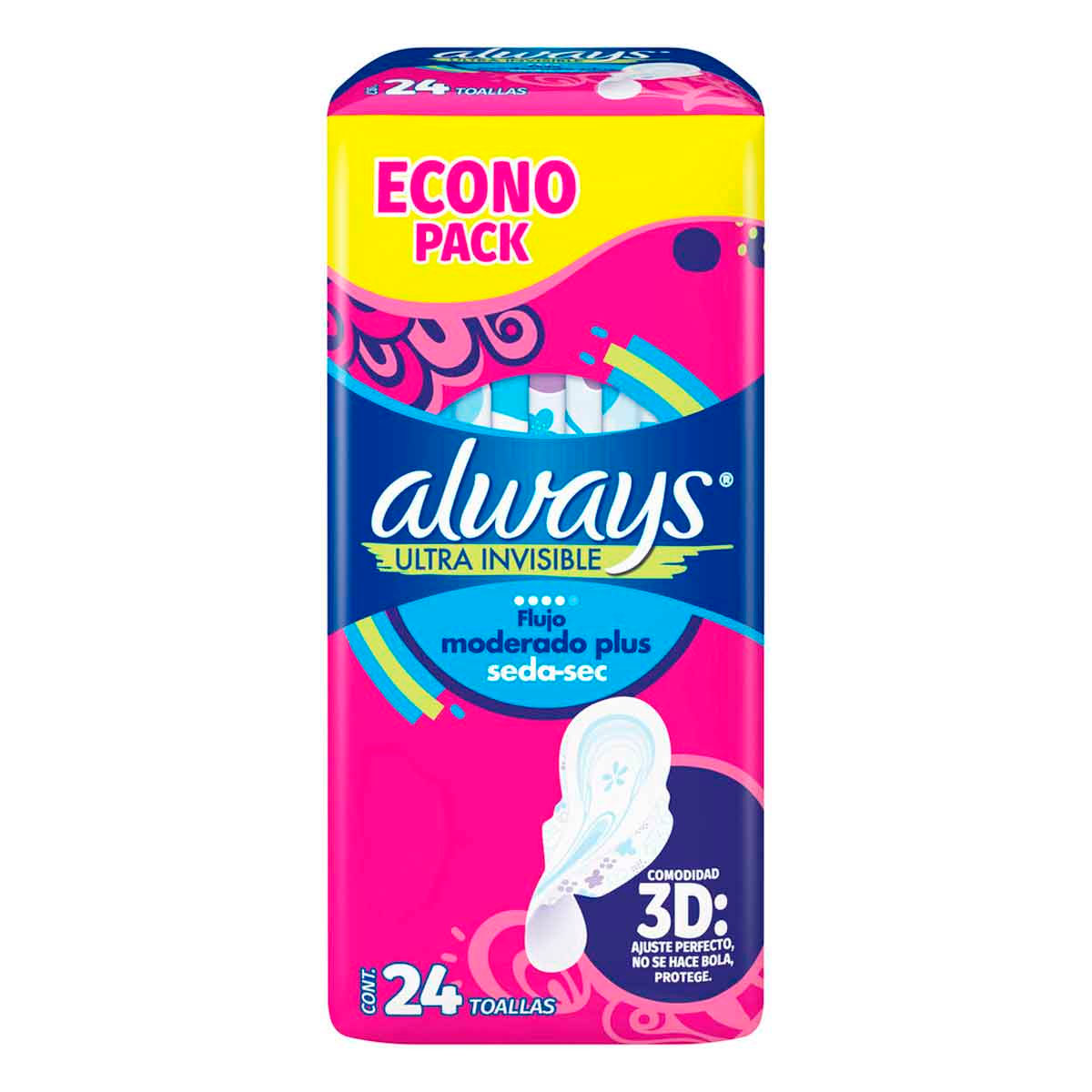 Toalla Femenina Always Ultra Seca C/A 24 PZS