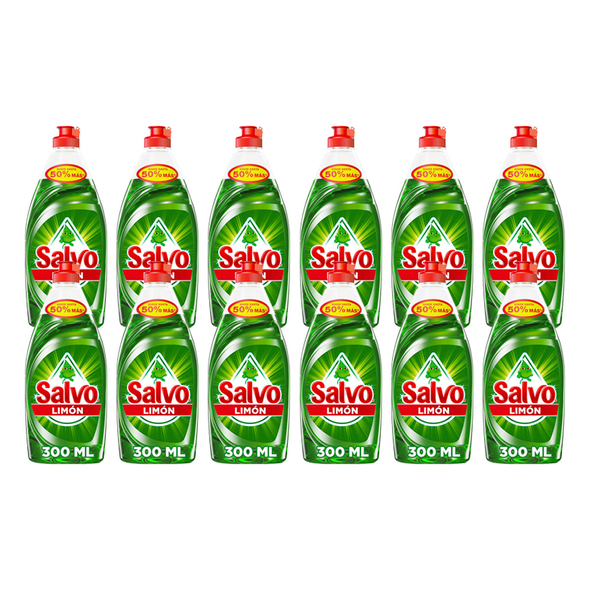 Detergente Liquido Salvo Limon+2Pz 300 MLL