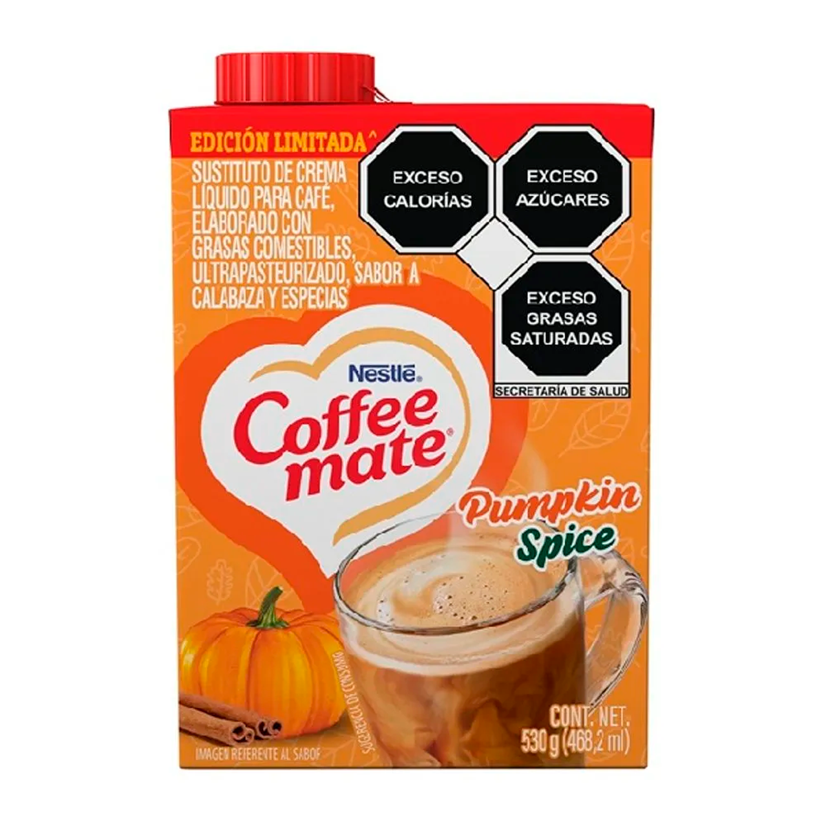 Sust Nestle Coffee Mate Liq Pumpkin Spice Nestle 530 GRS