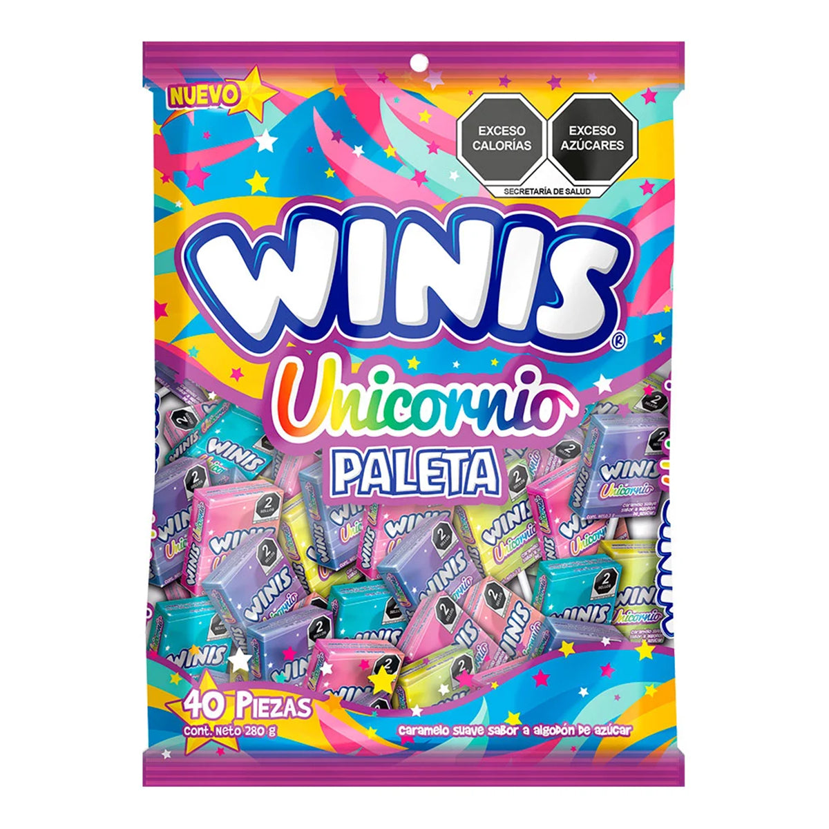 Paleta Winis Unicornio 40 PZS