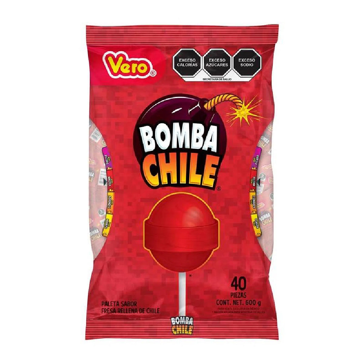 Paleta Vero Bomba Chile 40 PZS