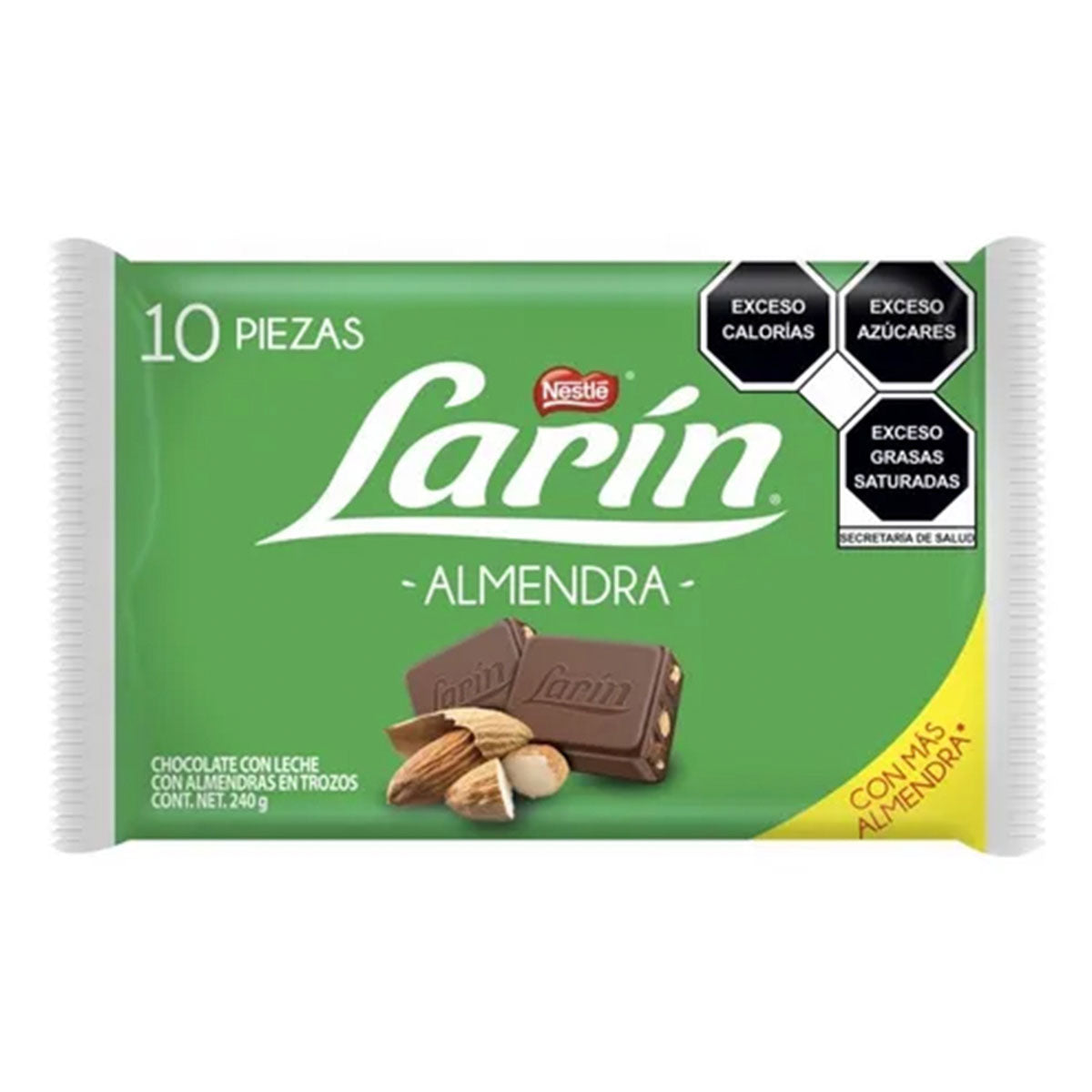 Chocolate Larin Almendras 24 GRS