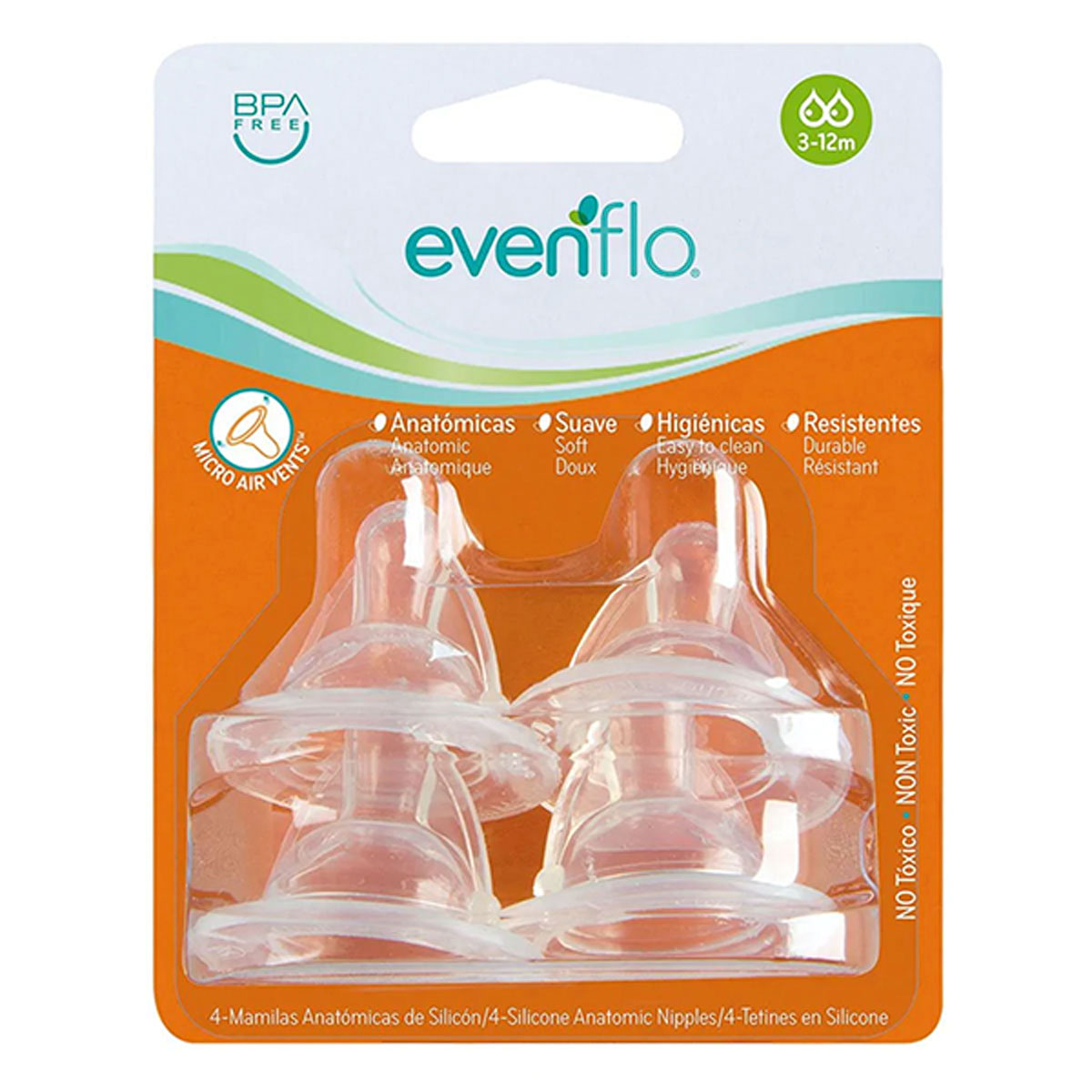 mamilas evenflo advanced Mamila Evenflo 4 PZS – Basicos