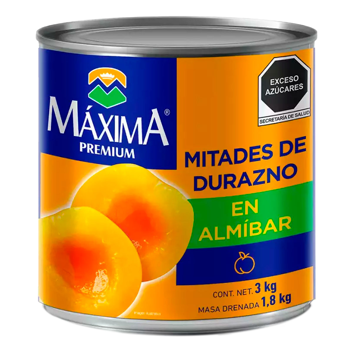 Durazno Maxima En Mitades 3 KGS