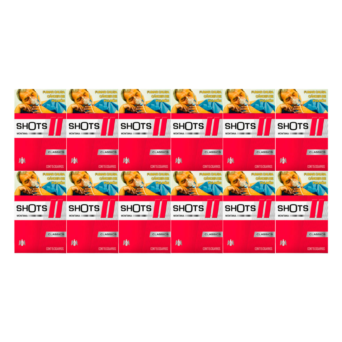 Cigarros Montana Shots 12Cajetillas 15 PZS – Basicos
