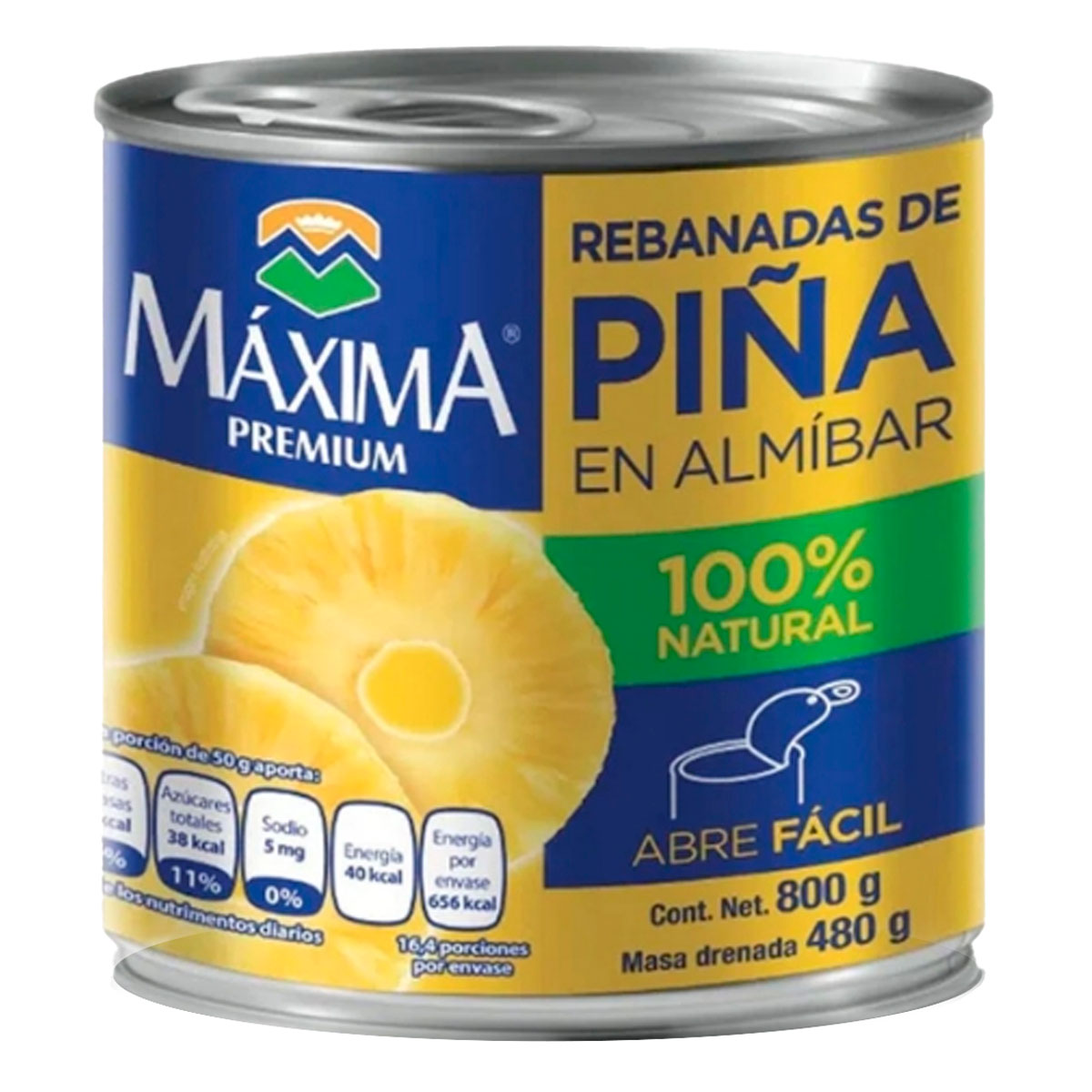 Piña En Almibar Trozos Maxima 2.8 KGS