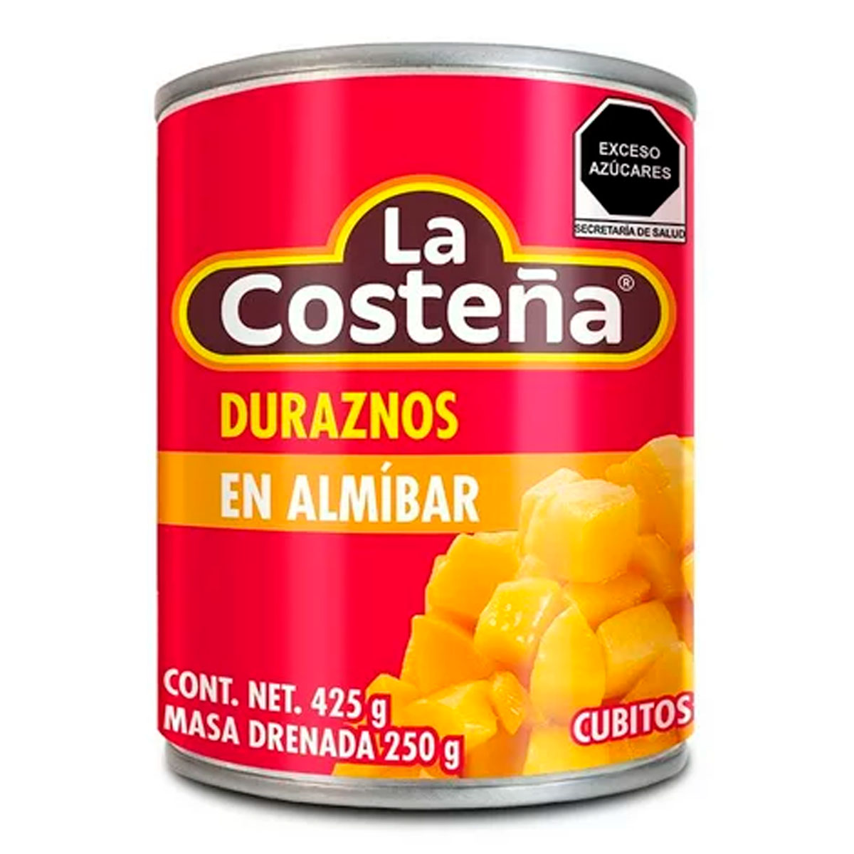 Durazno Costeña Cubitos 425 GRS