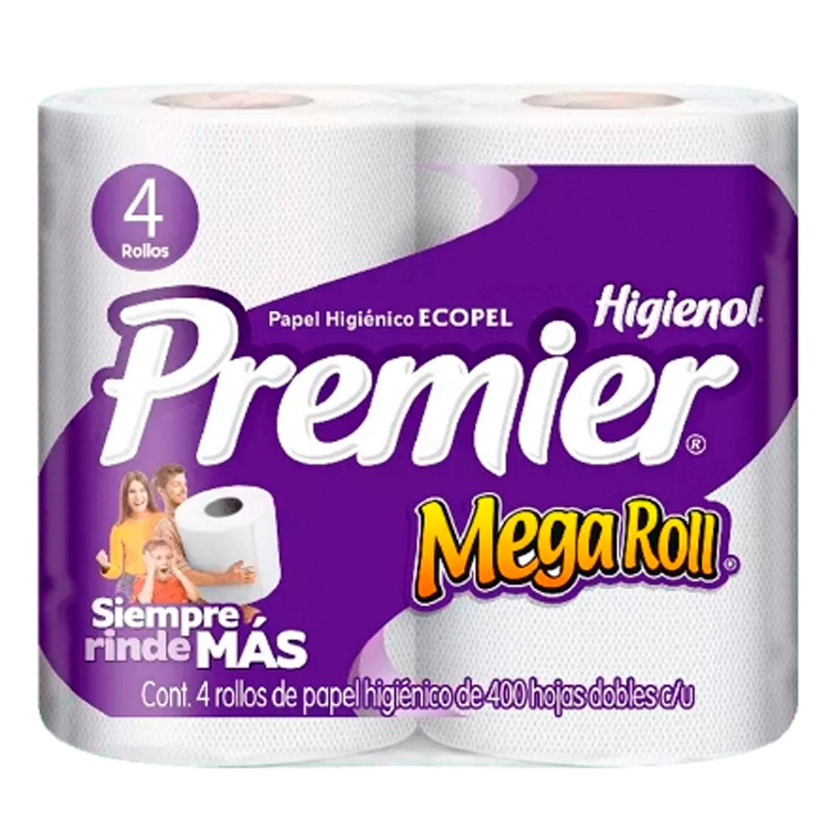 Higienico Premier Mega Roll 400Hd 4 PZS