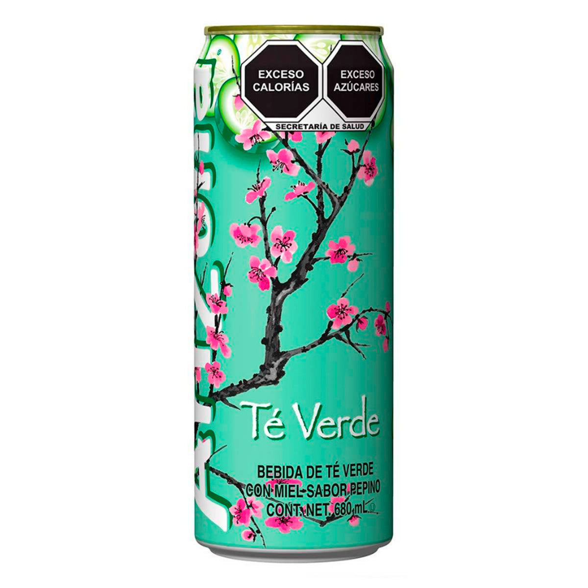 Bebida Arizona Té Verde Miel Pepino 680 MLL