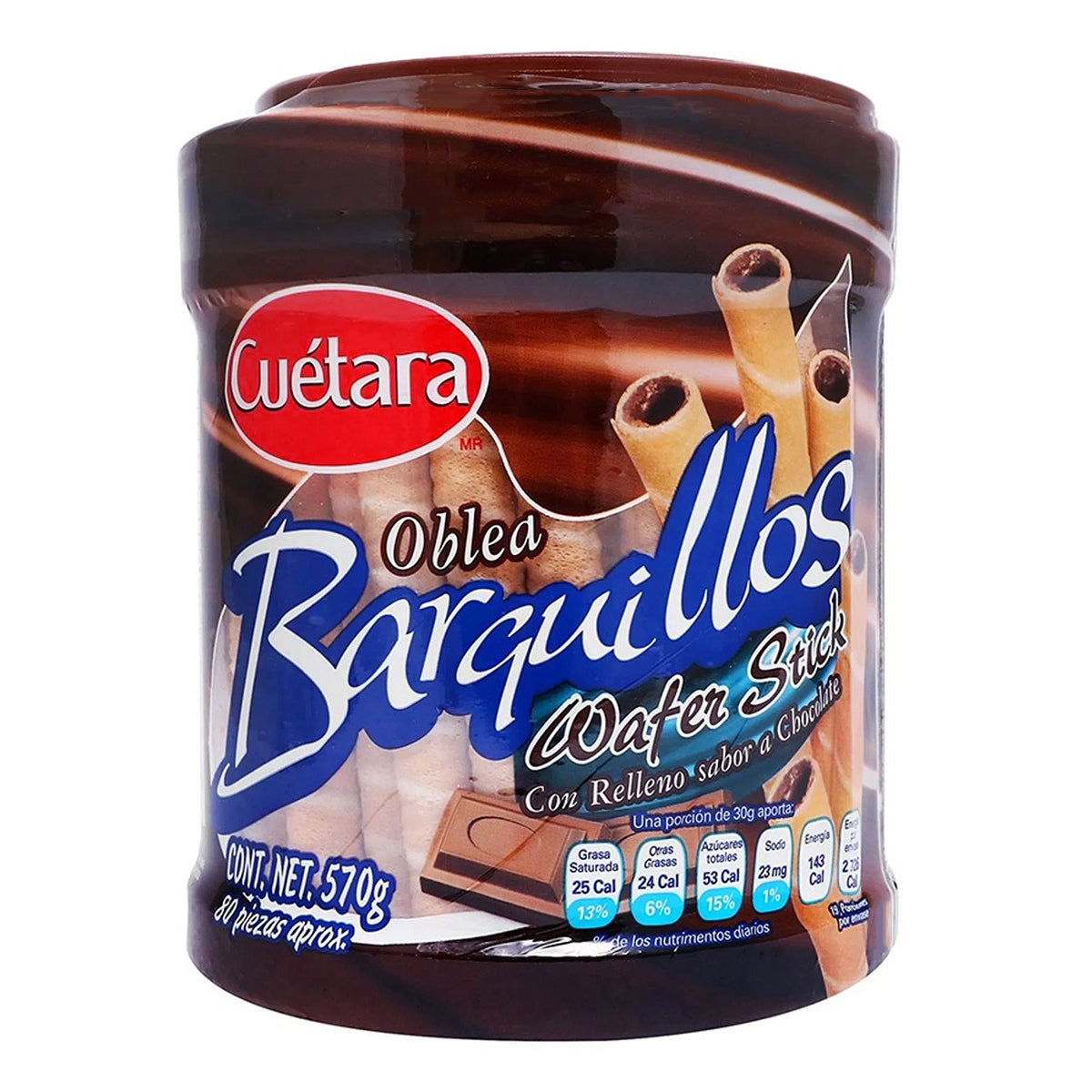 Exhibidor Galleta Cuetara Wafer Stick 570 GRS