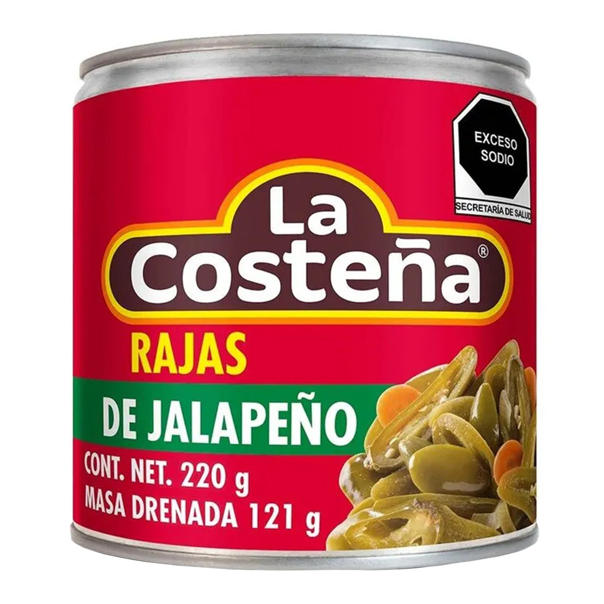 Chiles La Costeña En Rajas 220 GRS