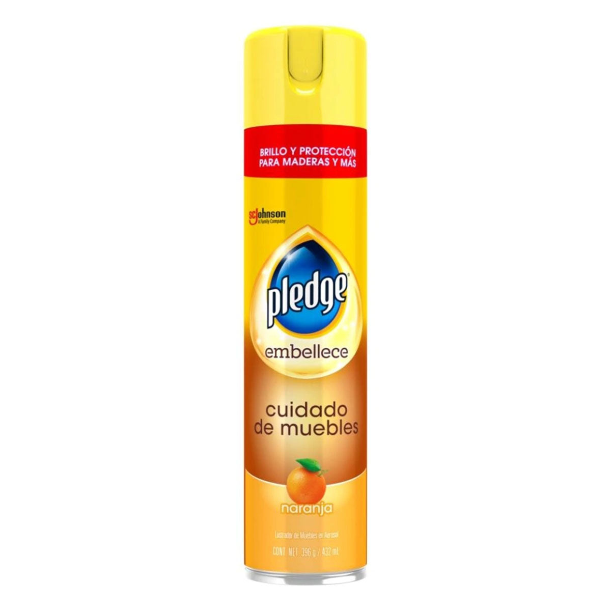 Limpiador Pledge Naranja 432 MLL