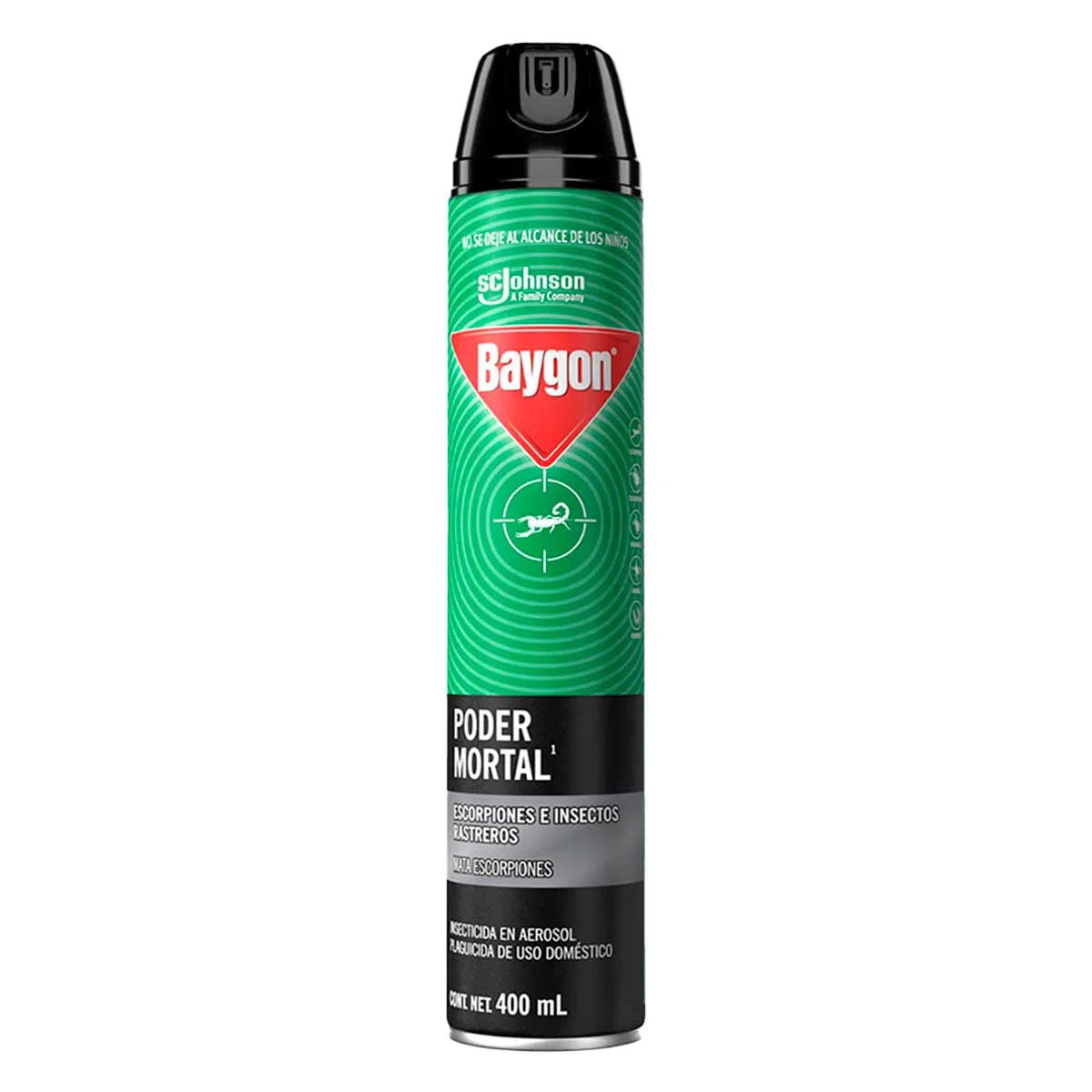 Insecticida Baygon Poder Mortal Aerosol 400 MLL