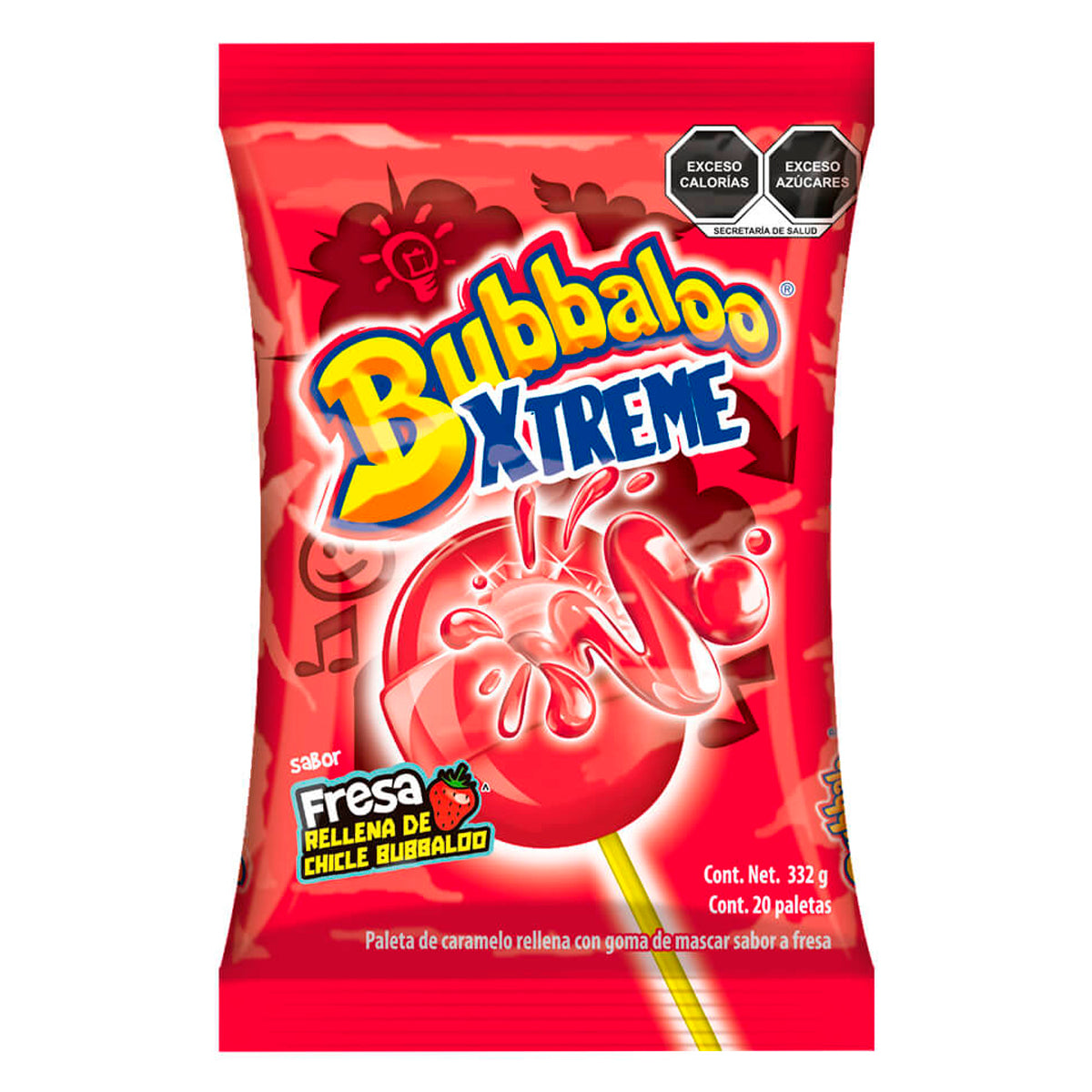 Paleta Bubba Xtreme Fresa 20 Pzas 20 PZS