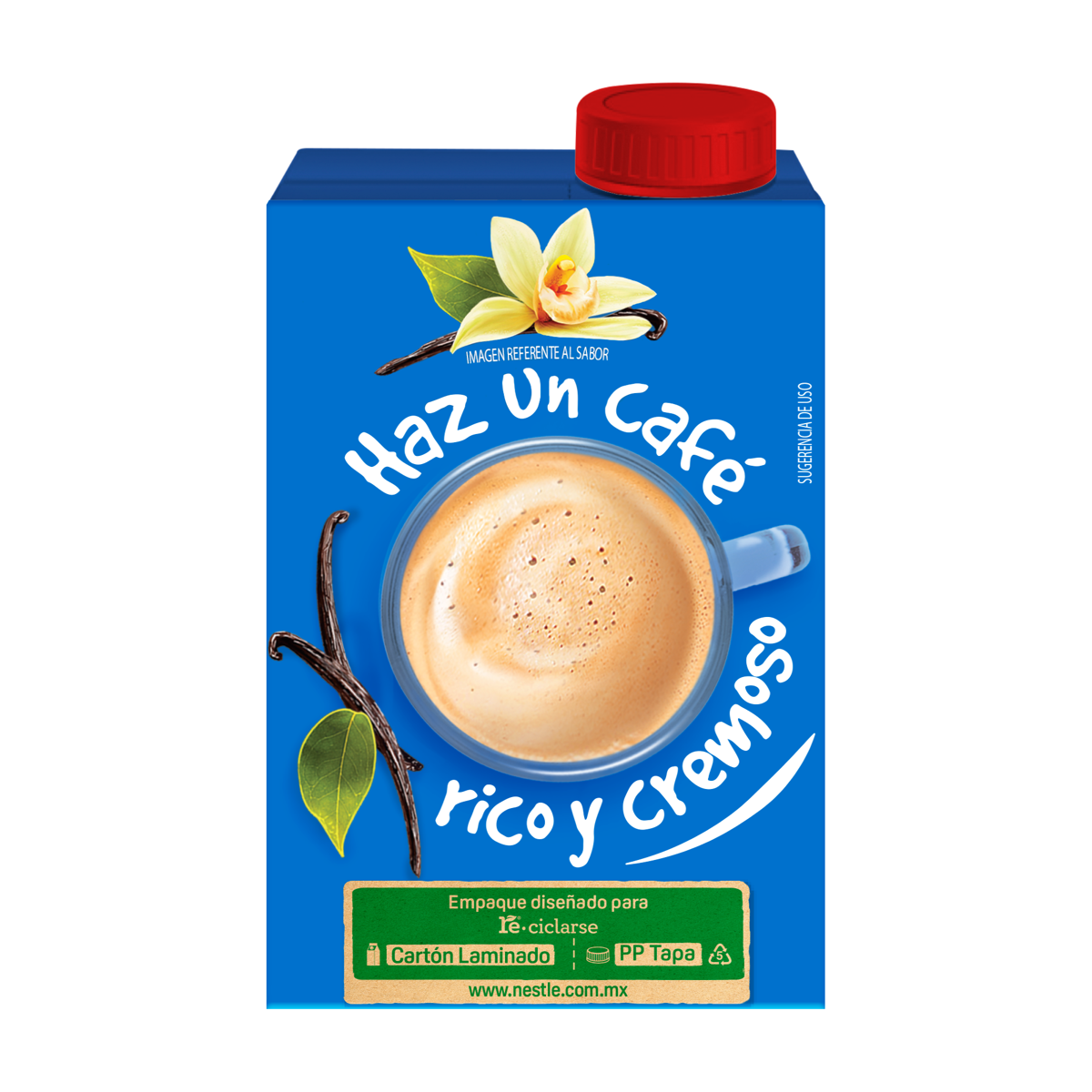 Sustituto de Crema para Café Coffee Mate Líquido Sabor Vainilla 530g